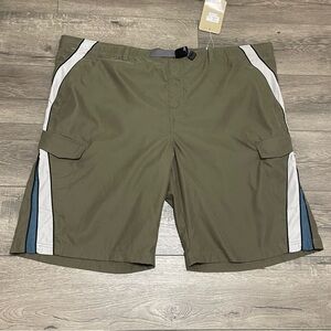 REI Men's Havasu Cargo Shorts Sagebrush Mesh Lining Sz XXL NWT